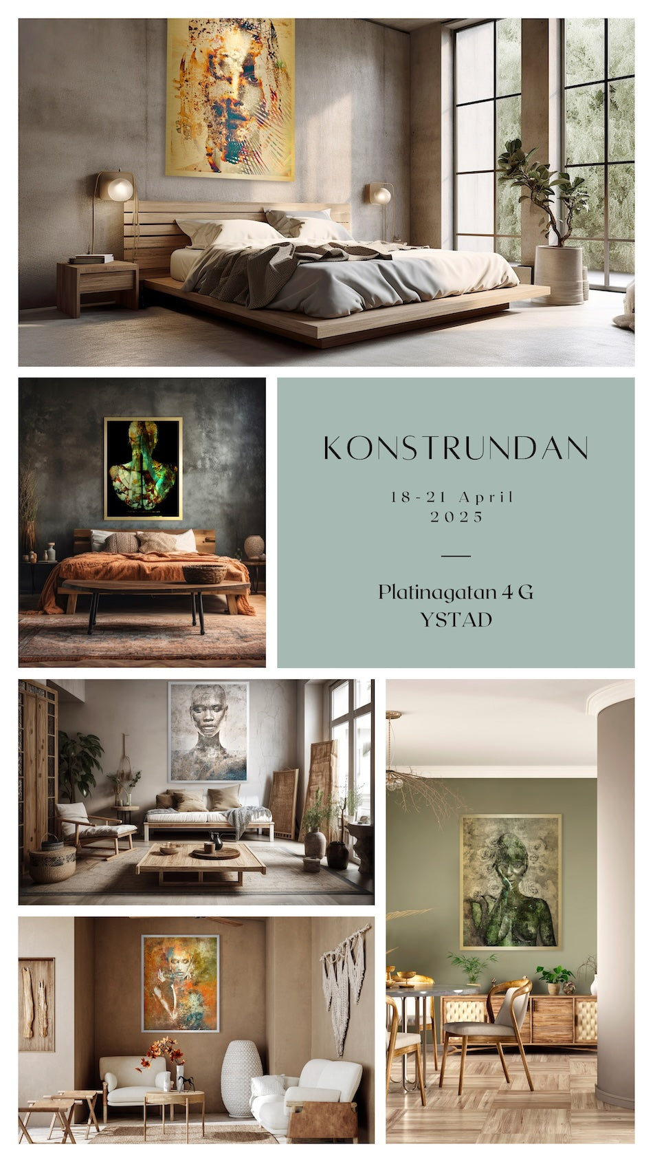 Konstrundan Österlen – Linnea Frank Art Exhibition