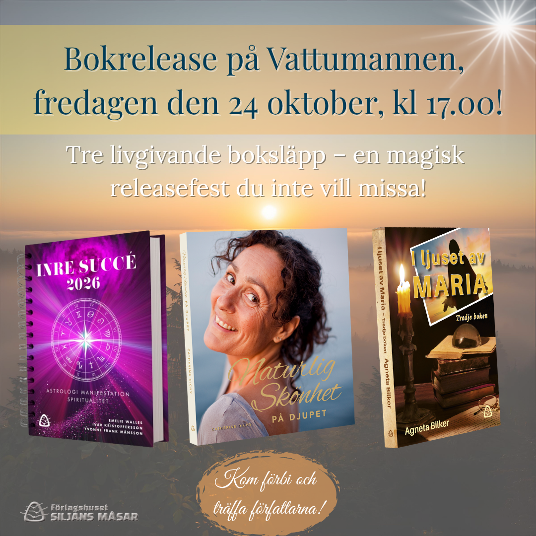 Bokrelease på Vattumannen – 24 oktober