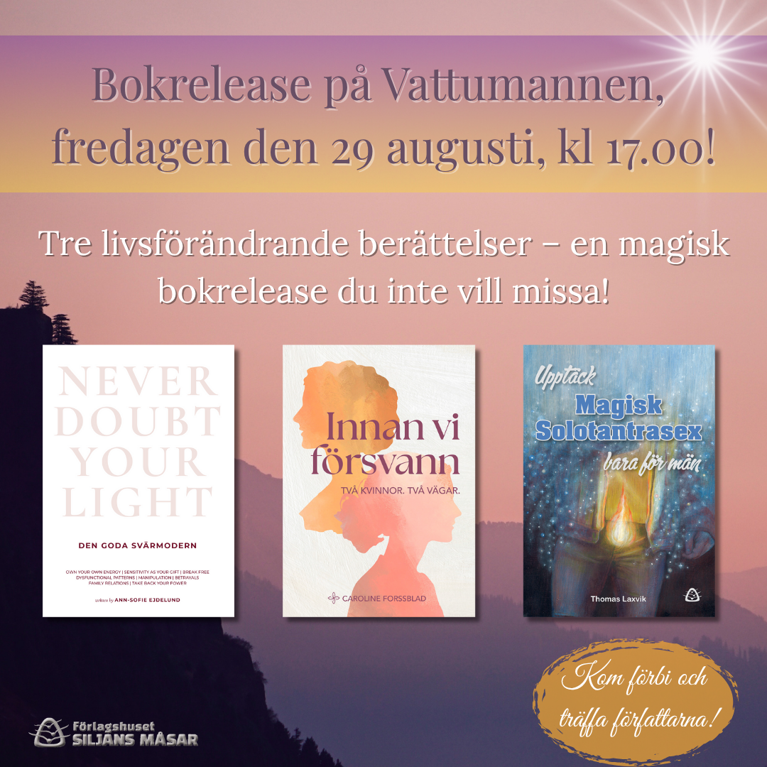 Tre livsförändrande berättelser – en magisk bokrelease du inte vill missa!