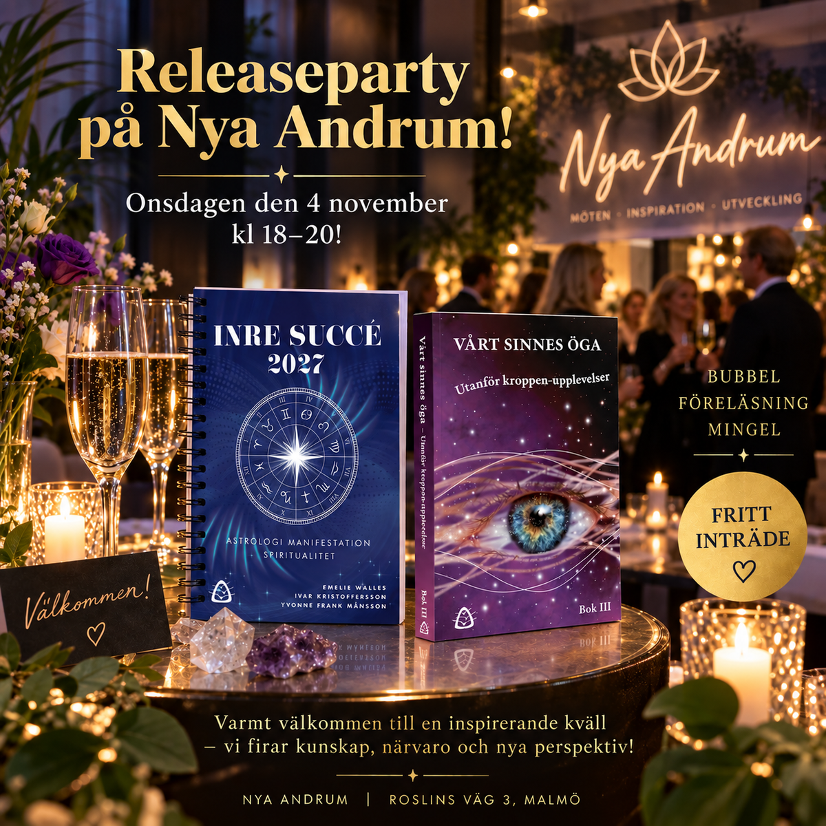 Releasefest på Nya Andrum