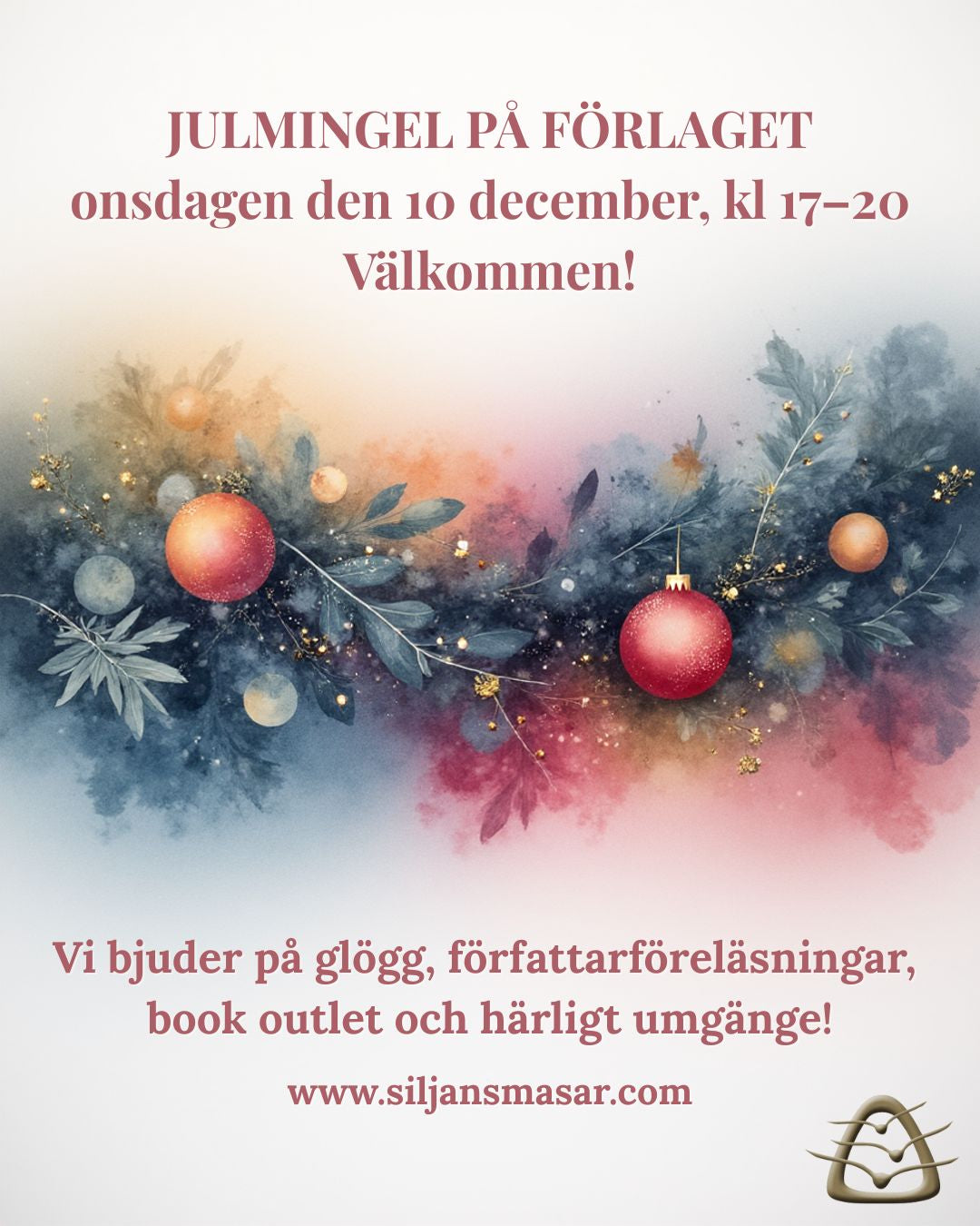 Julmingel på förlaget den 10 december